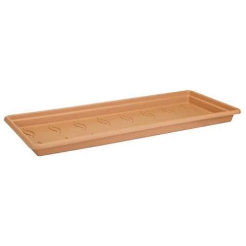 Sottovaso Elho Green Basics 100 - Terracotta Morbida - Xxl - Esterno - Ø 89,7 X H 5,7 Cm - Foto 1