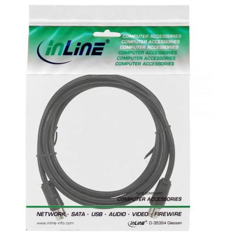 Cavo Antenna per Collegare la Tv alla Presa Antenna a Doppio Schermo Sata Nero M / F 5 m 69405S - Foto 3