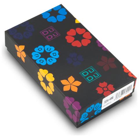 Portachiavi classico in pelle Multicolore a 6 ganci Nero - Foto 6