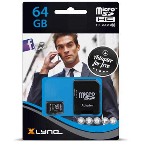 64GB microSDHC, MicroSDHC, Nero, Class 10, SD, Blister - Foto 1