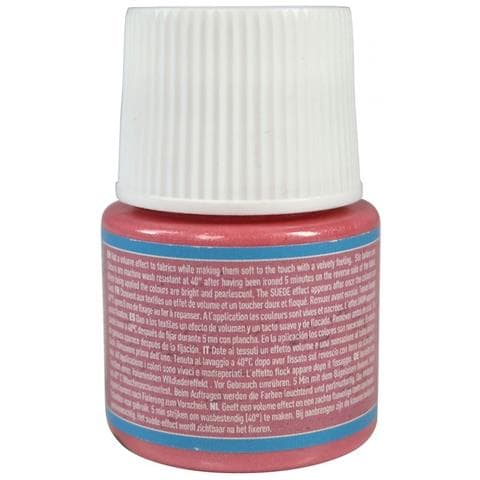 Pittura Tessile Setacolor Effetto Scamosciato Opaco - Rosa Cipria - 45 Ml - Foto 1