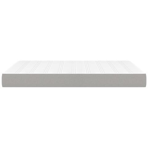 Materasso A Molle Insacchettate Grigio Chiaro 140x200x20 Cm - Foto 1