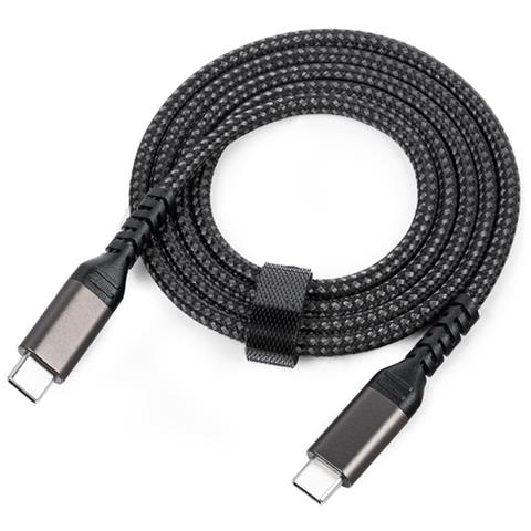Cavo Da Usb-c A Usb-c 5a/20v Pd 100w Black 2 Metri - Foto 1