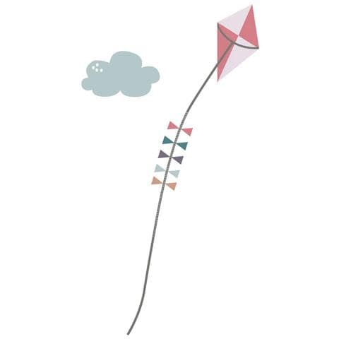 Adesivo Murale Bastone Di Misurazione Carta Drago Rosa - Foto 1