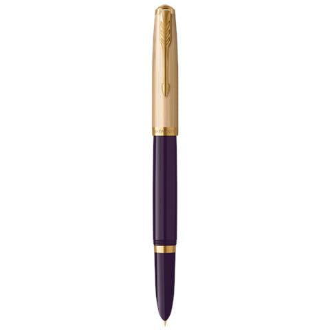 51 penna stilografica Blu, Oro 1 pz - Foto 1