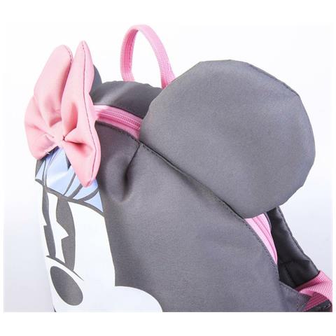 Zaino Per Bambini Minnie Mouse Grigio (9 X 20 X 25 Cm) - Foto 2
