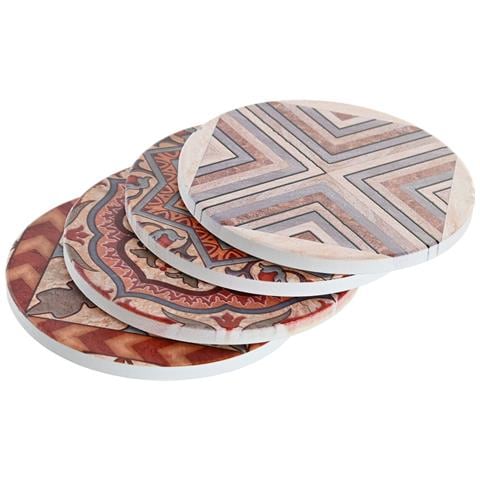 Sottobicchieri Dkd Home Decor 10,8 X 10,8 X 0,7 Cm - Foto 2