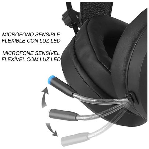 LCMHPGAVEN004 cuffia e auricolare Cuffie A Padiglione Gaming Multicolore - Foto 9