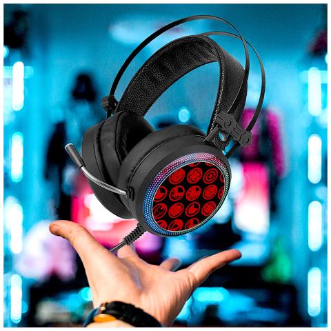 LCMHPGAVEN004 cuffia e auricolare Cuffie A Padiglione Gaming Multicolore - Foto 1