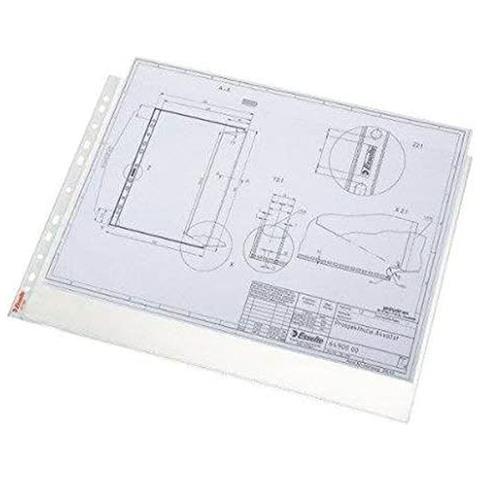 Custodia Landscape Pocket Orizzontale Trasparente A3 Polipropilene 10 Unità - Foto 3