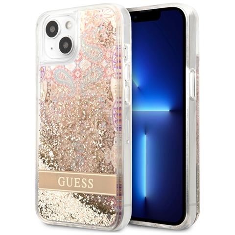 Cover Per Iphone 14 Plus Floating Flower Glitter, Oro - Foto 2