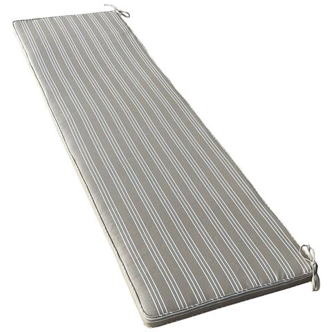 Long Flatty - Cuscino 150 Con Doppia Cucitura Idrorepellente A Righe - Foto 1