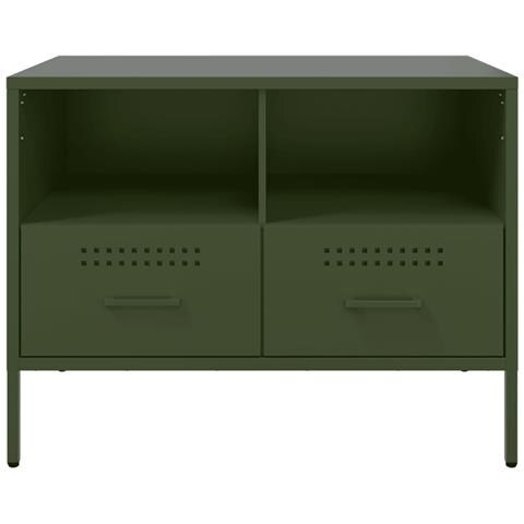 Mobile TV Verde Oliva 68x39x50,5 cm in Acciaio - Foto 10