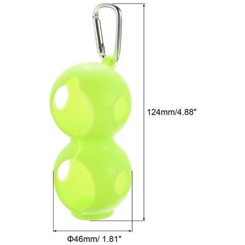 Pinza Per Palline Da Golf In Silicone Verde Moschettone 4 Pezzi - Foto 2