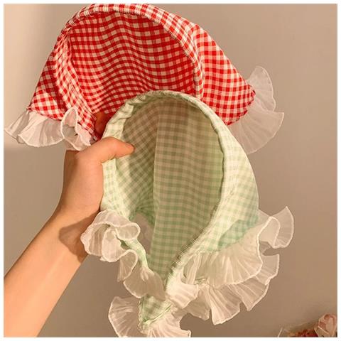 Fascia Per Capelli A Quadri, Accessorio Versatile Per Capelli Red - Foto 6