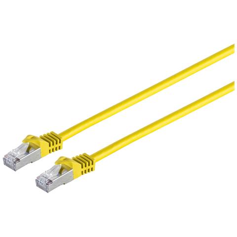 Cavo Patch S /FTP Cat 7 Giallo 2,0m - Foto 1