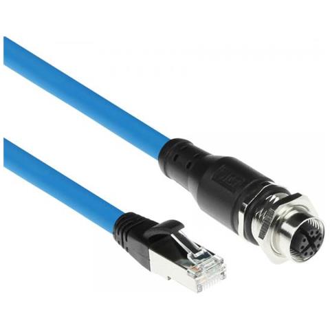 Sc4950 Cavo Di Rete Nero, Blu 1,5 M Cat6a Sf /utp (s-ftp) - Foto 1