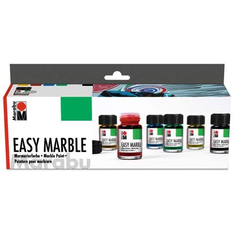 ""easy Marble"" - Set Colori Per Marmorizzazione 6x15ml - Foto 1