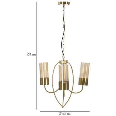 Lampada A Sospensione Mf80 - Nero - Metallo - 60x60x103 Cm - Foto 7