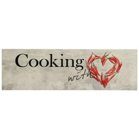 Lusso Casadino -  Tappeto Da Cucina Lavabile Cucinare 45x150 Cm In Velluto - Foto 1