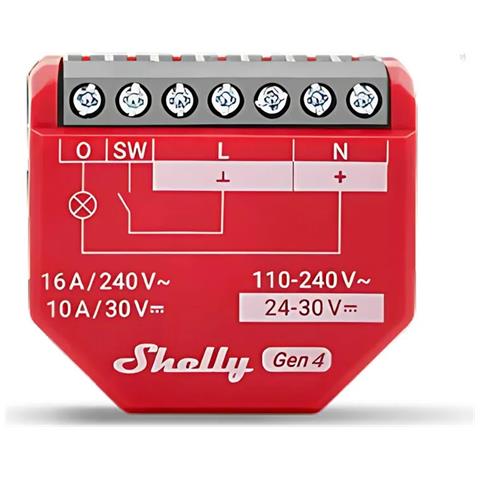 1PM Gen4 - Smart Relay 16A AC /DC WiFi /BT /Matter /Zigbee PM - Foto 1