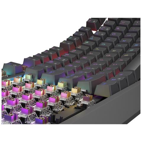 Thor 230 TKL tastiera Gaming USB QWERTY Inglese US Nero - Foto 2