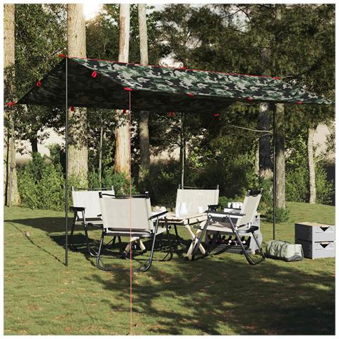 Telone da Campeggio Mimetica 406x306 cm Impermeabile - Foto 2