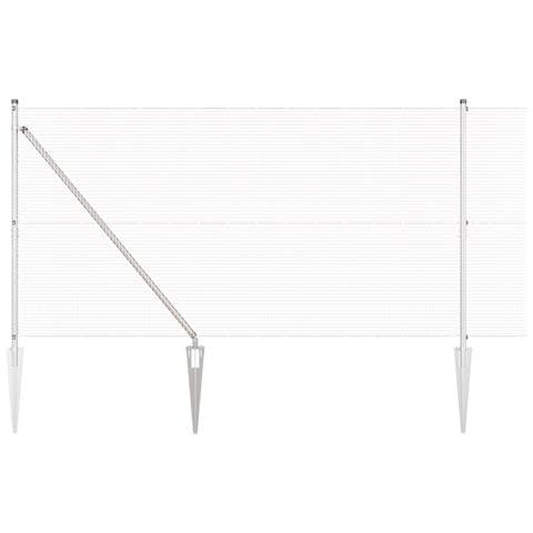 Recinto in Filo Saldato con 13 Posti a Spillo 1.4x25 m Acciaio Zincato - Foto 1