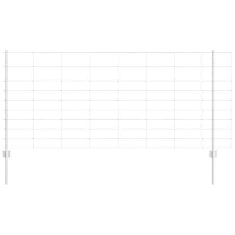 Poste per Recinzione 22 pcs U-Channel 100 cm Acciaio Galvanizzato - Foto 1