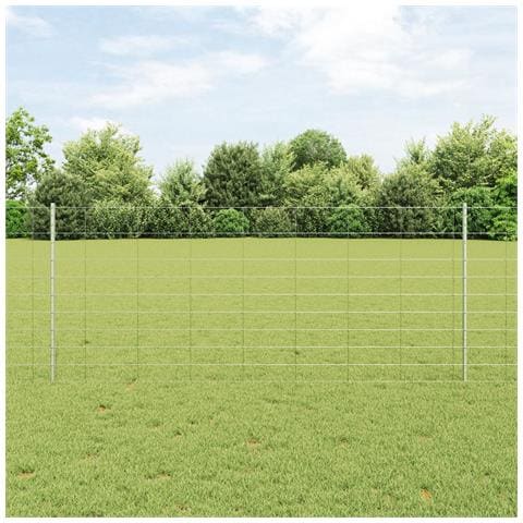Poste per Recinzione 22 pcs U-Channel 100 cm Acciaio Galvanizzato - Foto 2