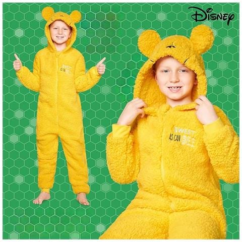 Kigurumi Per Bambini 7/8 Anni Tuta Calda Motivo Winnie The Pooh - Foto 2