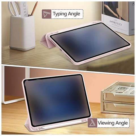 Custodia Per Ipad Mini 6 Resistente Magnetica Con Alloggiamento Per Stilo Rosa - Foto 2