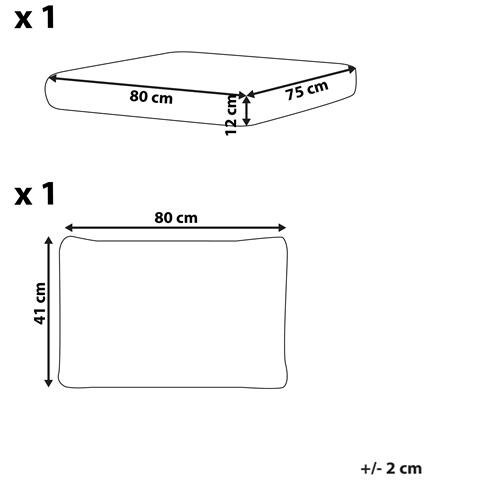 Set Di Copricuscini Per Esterni Ardea Bianco - Foto 6