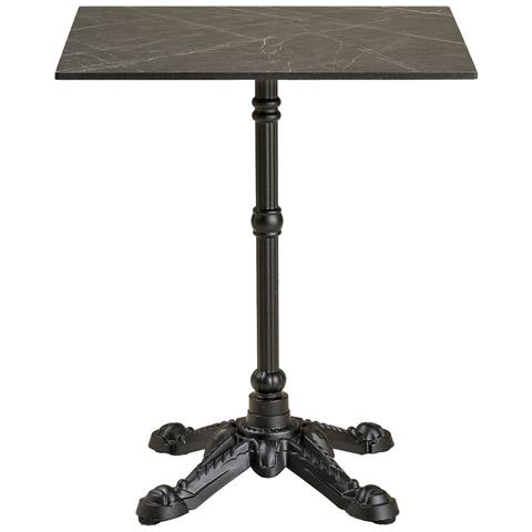 Tavolo Bistro 2 - Nero - Metallo - 60x60x73 Cm - Foto 1