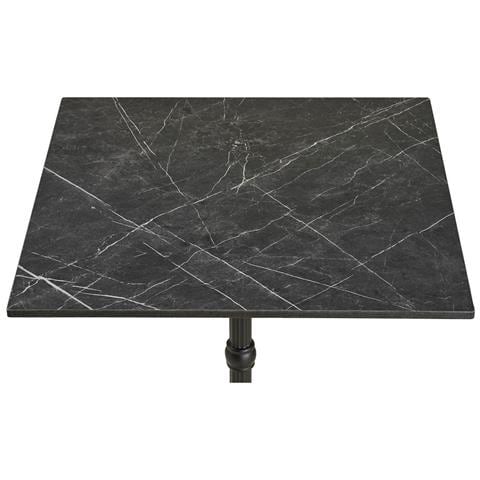 Tavolo Bistro 2 - Nero - Metallo - 60x60x73 Cm - Foto 2