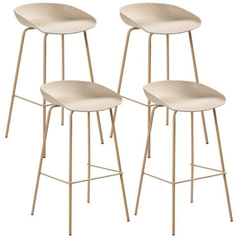 Set Di 4 Sedie Alte Venlo Beige - Foto 2