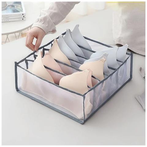 Set Di 3 Organizer Pieghevoli Per Cassetti - Scatole Per Biancheria Intima, Calze E Pantaloni - Foto 2
