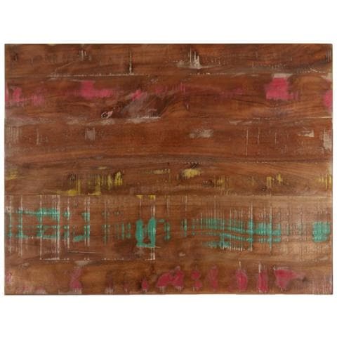 Piano Tavolo 70x50x2,5 cm Rettangolare in Massello di Recupero - Foto 1