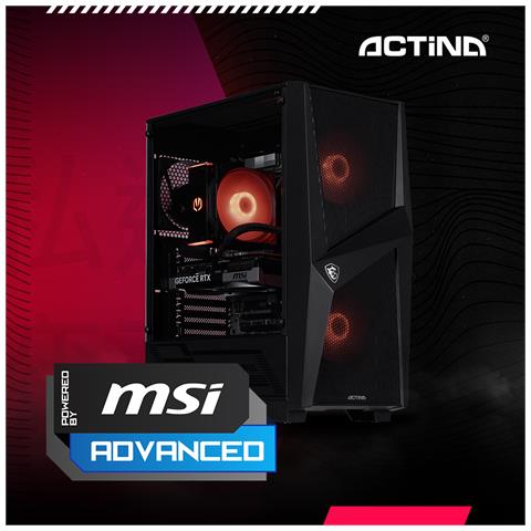 5901443421610 PC AMD Ryzen™ 7 8700F 32 GB DDR5-SDRAM 1 TB SSD NVIDIA GeForce RTX 5060 Midi Tower Nero - Foto 1