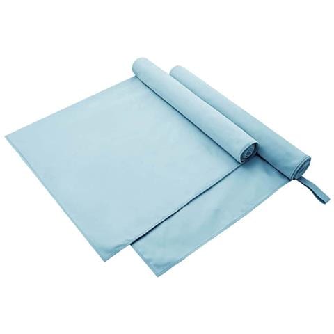 Asciugamani Sportivi 2 pcs Blu 180 x 90 cm - Foto 1