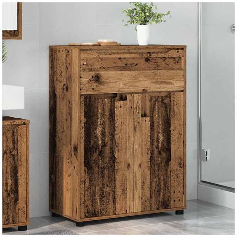 Mobile da Bagno con cassetto Legno vecchio 72,5 x 36,5 x 100 cm - Foto 2