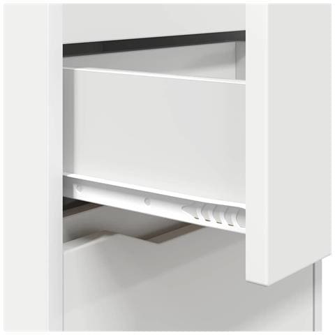 Comodino con cassetto Bianco 40 x 30 x 467 cm Legno multistrato - Foto 9