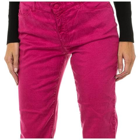 Pantalone Lungo In Tessuto Elasticizzato 6y5j18-5n22z Donna - Foto 2
