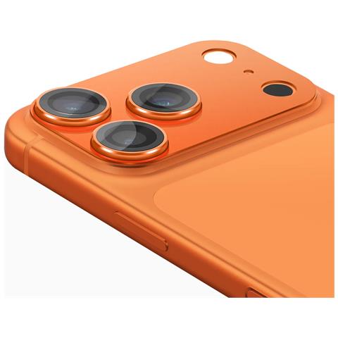 Protezione Della Fotocamera Per Iphone 17 Pro Max Pictureperfect Cornice In Alluminio, Arancione - Foto 4