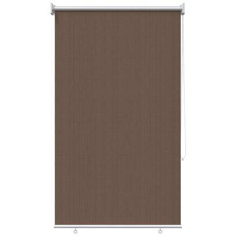 Tenda a Rullo Esterno Blocco UV 90% Tortora 60 x 230 cm HDPE - Foto 1