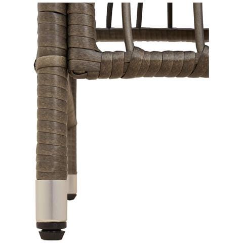 Sedie da giardino 4 pz Grigio polyrattan - Foto 9