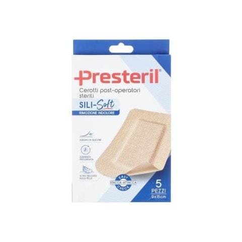 Cerotto Presteril Sili-Soft Skin Post Operatorio 9X15 cm 5 Pezzi - Foto 1