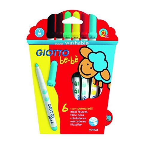 Super Pennarelli Lavabili per Disegnare Assortiti 6 pz 466600 - Foto 2