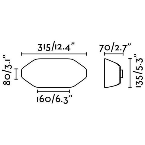 71516 - Future Lampada Da Parete Bianco - Foto 12
