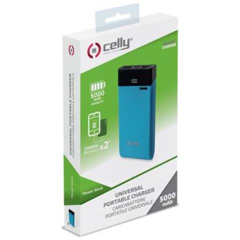 Power Bank Pop da 5000 mAh 2 x USB Colore Blu - Foto 3